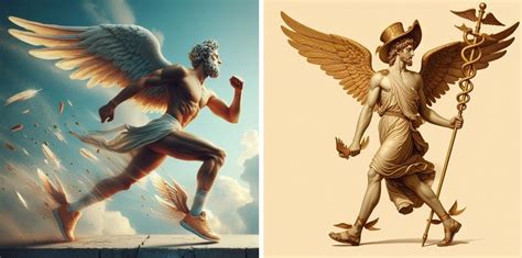 greek gods with wings pictures.